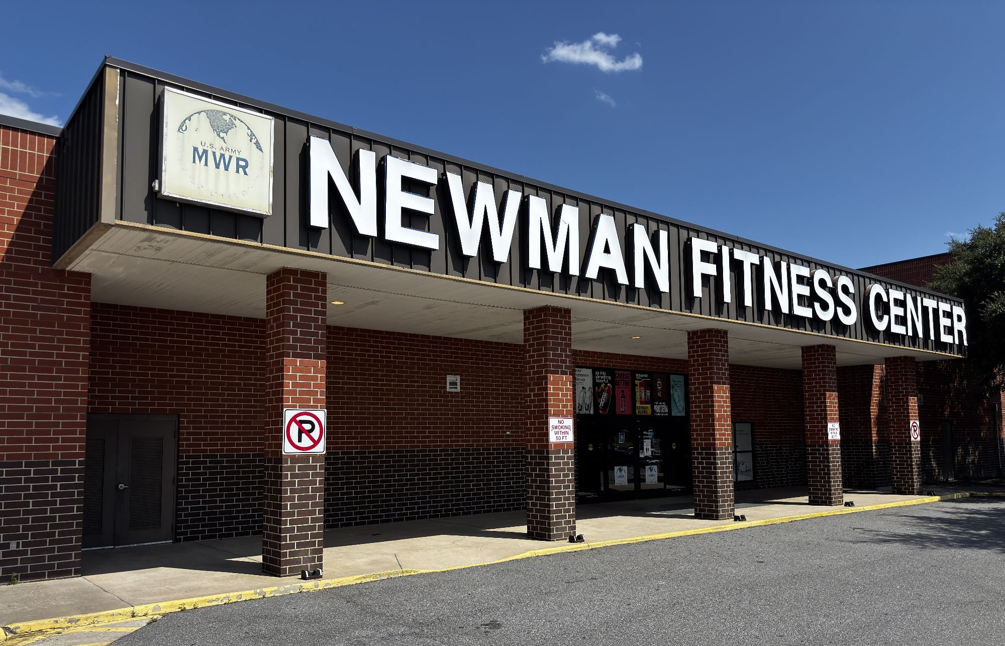 Newman Fitness Center's Entrance