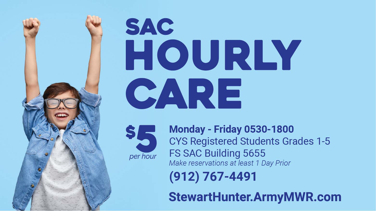 US Army MWR :: School Age Center Hourly Care - FS