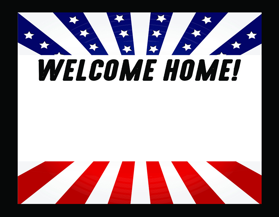 Customizable Welcome Home Yard Signs
